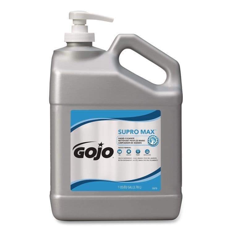 GO-JO INDUSTRIES SUPRO MAX Hand Cleaner, Floral, 1 gal Pump Bottle, 2/Carton (GOJ097902CT) thumbnail 2