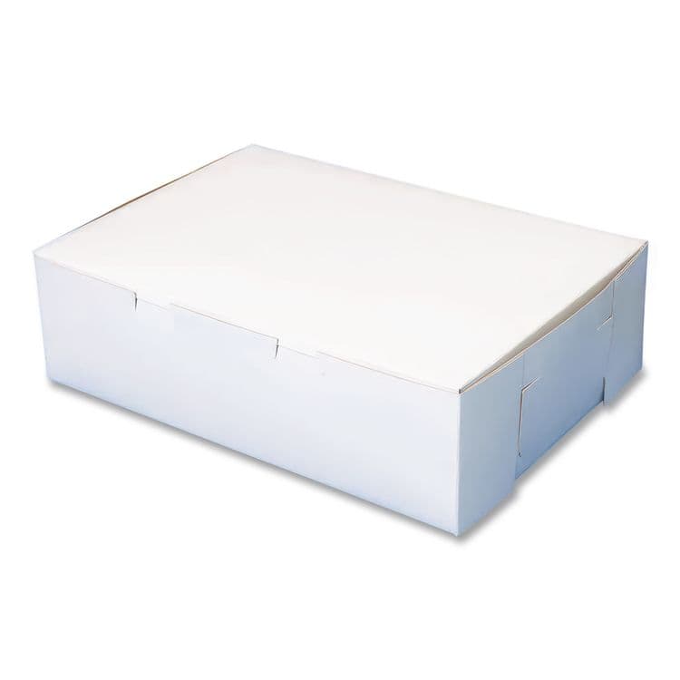 SOUTHERN CHAMPION TRAY White One-Piece Non-Window Bakery Boxes, 1/4-Sheet Cake Box, 14 x 10 x 4, White, Paper, 100/Carton (SCH1025) thumbnail 4