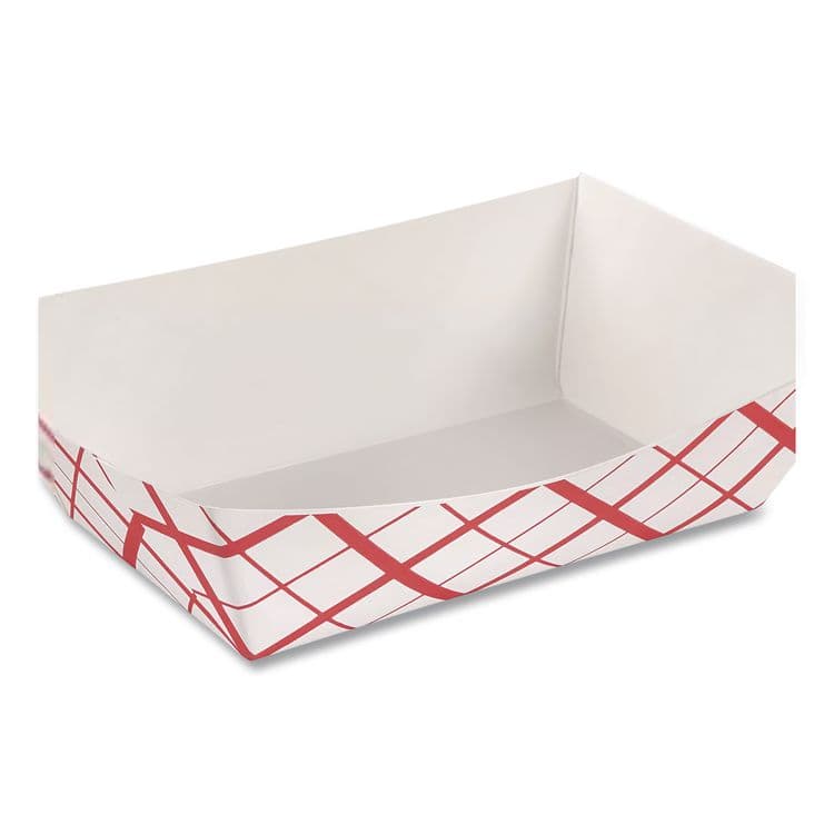 SOUTHERN CHAMPION TRAY Paper Food Baskets, 1 lb Capacity, Red/White, Paper, 1,000/Carton (SCH0413) thumbnail 2