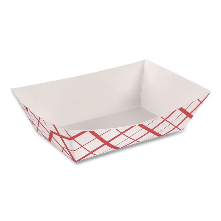 SOUTHERN CHAMPION TRAY Paper Food Baskets, 2 lb Capacity, Red/White, Paper, 1,000/Carton (SCH0417) thumbnail 2