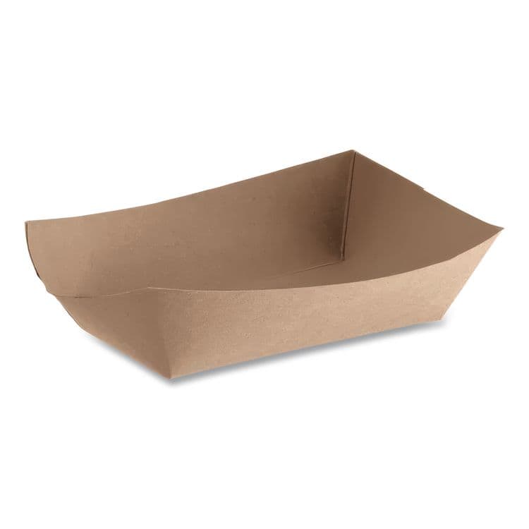 SOUTHERN CHAMPION TRAY Eco Food Trays, 3 lb Capacity, Brown, Paper, 500/Carton (SCH0525) thumbnail 2