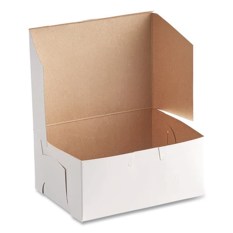 SOUTHERN CHAMPION TRAY White One-Piece Non-Window Bakery Boxes, 6 x 6 x 3, White, Paper, 250/Carton (SCH0905) thumbnail 2