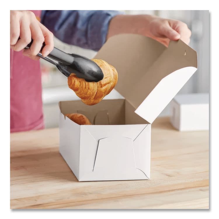 SOUTHERN CHAMPION TRAY White One-Piece Non-Window Bakery Boxes, 4 x 9 x 5, White, Paper, 250/Carton (SCH0949) thumbnail 4