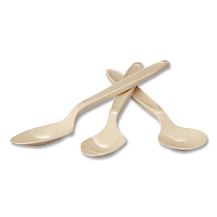 DART Reliance Mediumweight Cutlery, Spoon, Plastic, Champagne, 1,000/Carton (SCCRSAT) thumbnail 3