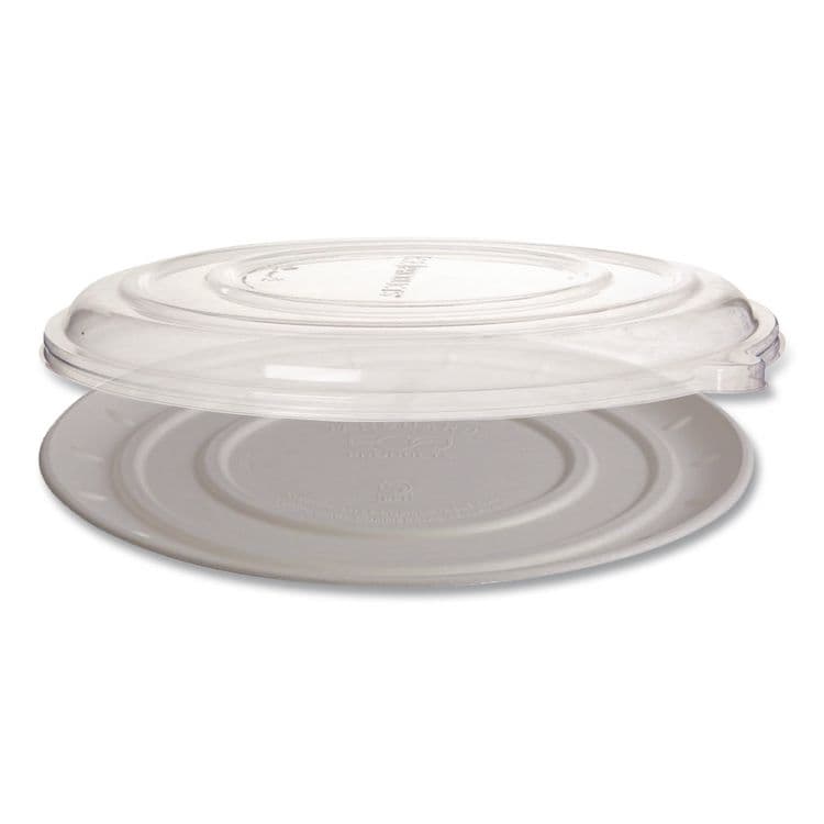 ECO-PRODUCTS,INC. 100% Recycled Content Pizza Tray Lids, 14 x 14 x 0.2, Clear, Plastic, 50/Carton (ECOEPSCPTR14LID) thumbnail 3