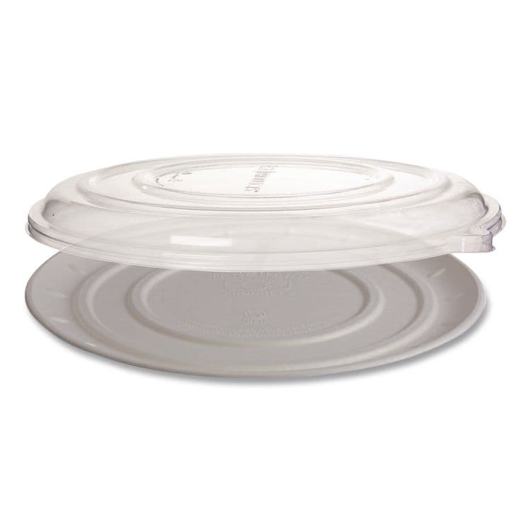 ECO-PRODUCTS,INC. 100% Recycled Content Pizza Tray Lids, 16 x 16 x 0.2, Clear, Plastic, 50/Carton (ECOEPSCPTR16LID) thumbnail 3