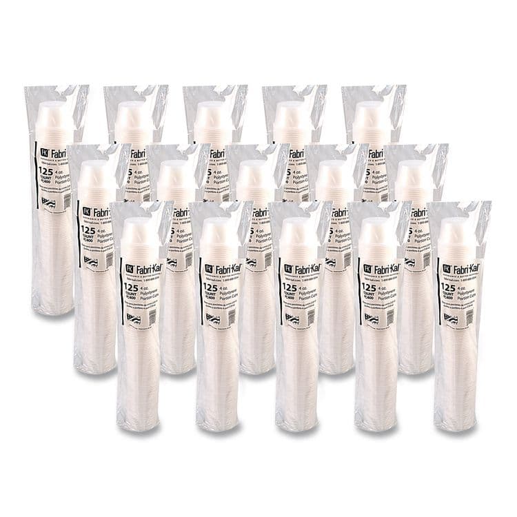FABRI-KAL Portion Cups, 4 oz, Plastic, Clear, 125/Sleeve, 20 Sleeves/Carton (FABPC400) thumbnail 3