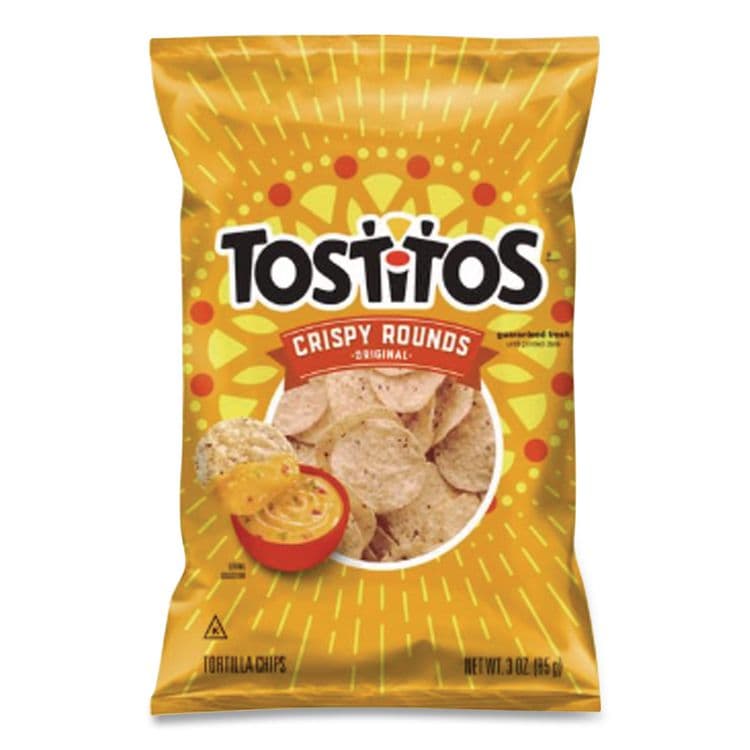 FRITO-LAY, . Tortilla Chips Crispy Rounds, 3 oz Bag, 28/Carton (LAY20871) thumbnail 2