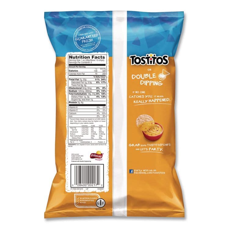 FRITO-LAY, . Tortilla Chips Crispy Rounds, 3 oz Bag, 28/Carton (LAY20871) thumbnail 3