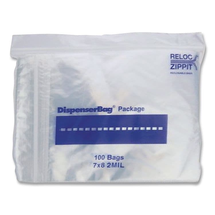 FANTAPAK Plastic Zipper Bags, 32 oz, 7" x 8", Clear, 1,000 Bags/Box, 2 Boxes/Carton (MGPMGZ2P0708) thumbnail 2