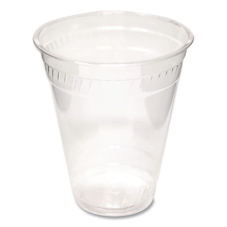 FABRI-KAL Greenware Cold Drink Lids, X-Slot, Fits 16 oz/18 oz/24 oz Cold Cups, Sugarcane, Clear, 1,000/Carton (FABLGC1624) thumbnail 3