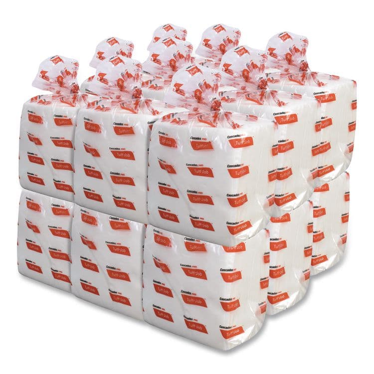 CASCADES TISSUE GROUP Tuff-Job S400 DRC Wipers, Medium, 12 x 13, White, 60/Pack, 18 Pack/Carton (CSDW420) thumbnail 4