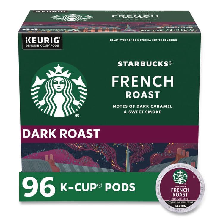 KEURIG DR PEPPER French Roast K-Cups, 96/Carton (SBK011111158CT)
