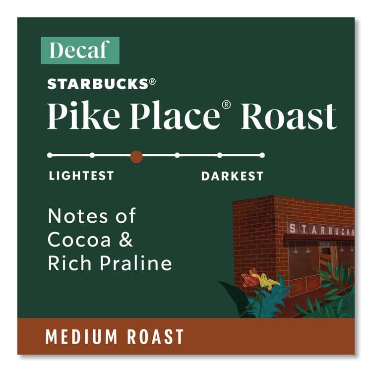 KEURIG DR PEPPER Pike Place Decaf Coffee K-Cups, 96/Carton (SBK011111161CT) thumbnail 3