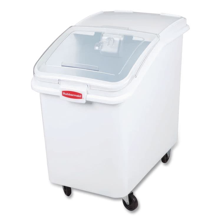 RUBBERMAID COMMERCIAL PROD. ProSave Mobile Ingredient Bin, 30.86 gal, 18 x 29.75 x 28, White, Plastic (RCP360388WHI) thumbnail 2