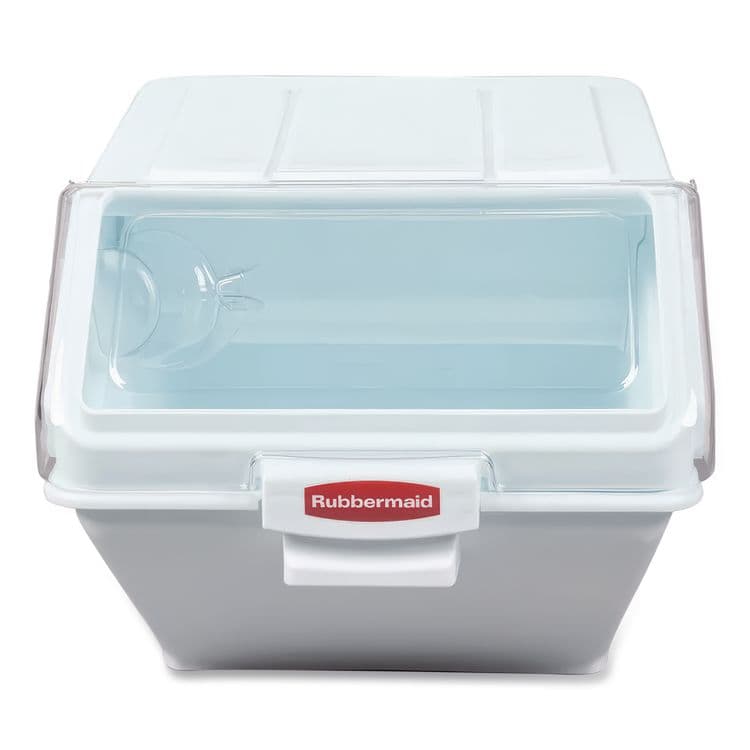 RUBBERMAID COMMERCIAL PROD. PROSAVE Shelf Ingredient Bin, 19.2 x 23.5 x 16.88, White, Plastic (RCPFG9G5800WHT) thumbnail 3
