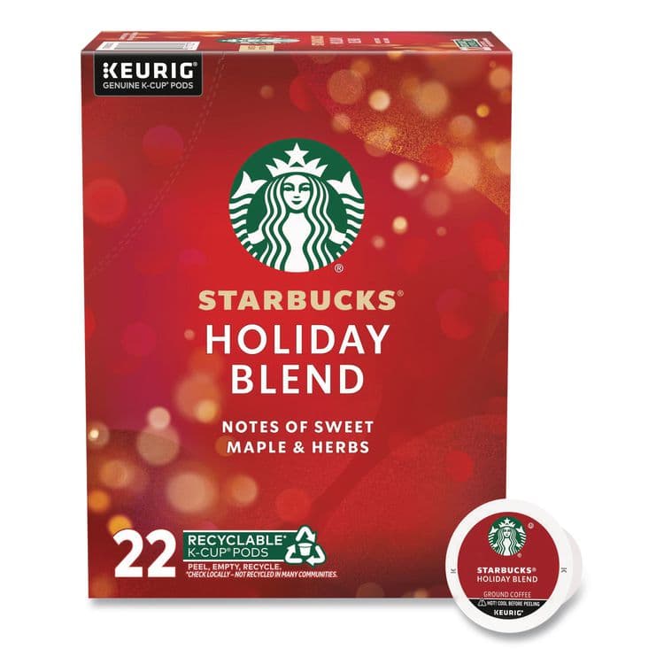 KEURIG DR PEPPER Holiday Blend K-Cup, 22/Box (SBK12412029)