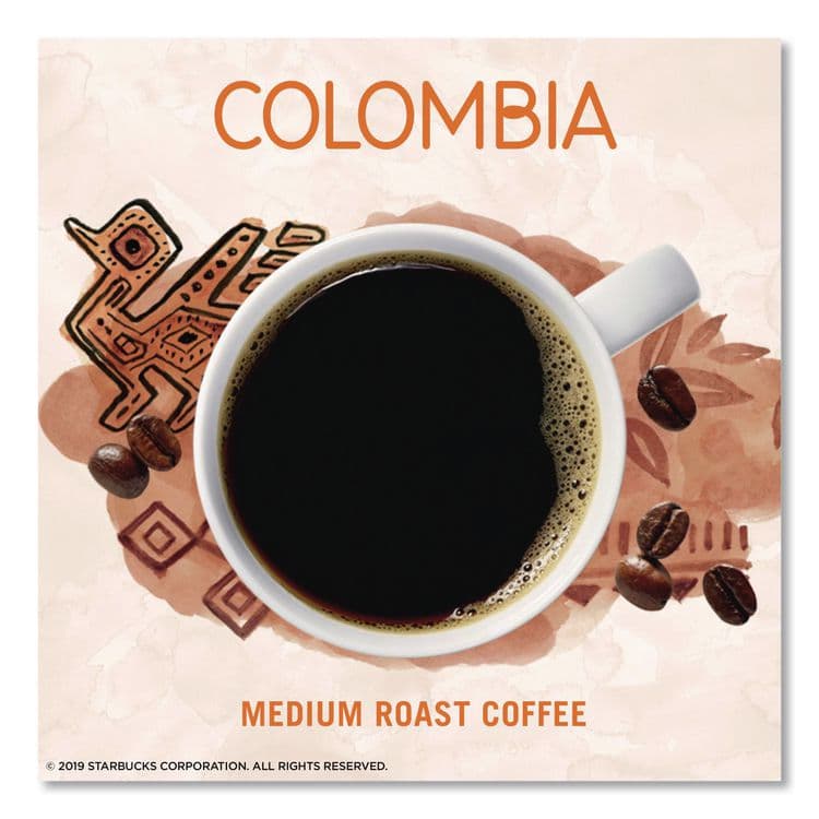 STARBUCKS COFFEE COMPANY VIA Ready Brew Coffee, Colombia, 1.4 oz Packet, 8/Pack (SBK12407839) thumbnail 3