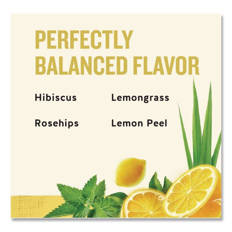 HAIN CELESTIAL GROUP . Tea, Herbal Lemon Zinger, 25/Box (CST031010) thumbnail 4