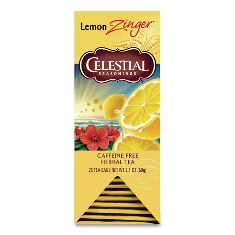 HAIN CELESTIAL GROUP . Tea, Herbal Lemon Zinger, 25/Box (CST031010)