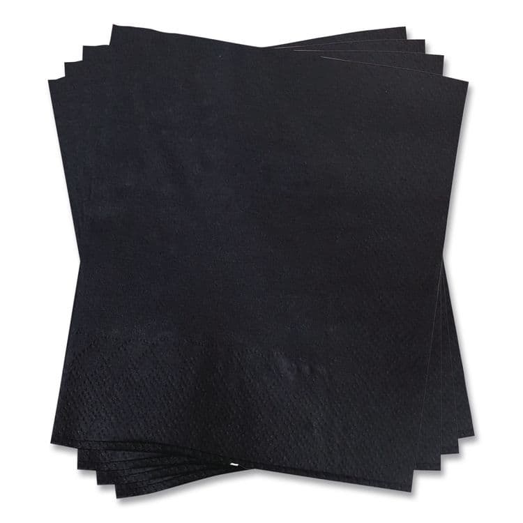 GEN Cocktail Napkins, 2-Ply, 9 x 9, Black, 2,000/Carton (GEN1402) thumbnail 3