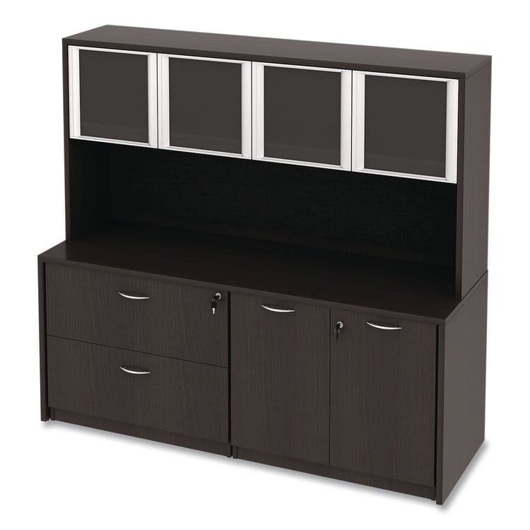 ALERA Alera Valencia Series Storage Cabinet, 34.13w x 22.78d x 29.5h, Espresso (ALEVA613622ES) thumbnail 4
