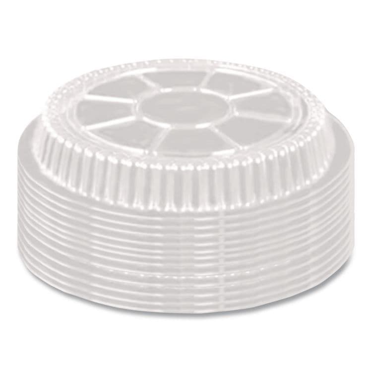 HFA Plastic Dome Lids, Fits Round Pan 2047, 7" Diameter x 0.88" h, Clear, 500/Carton (HFA2047DL) thumbnail 4