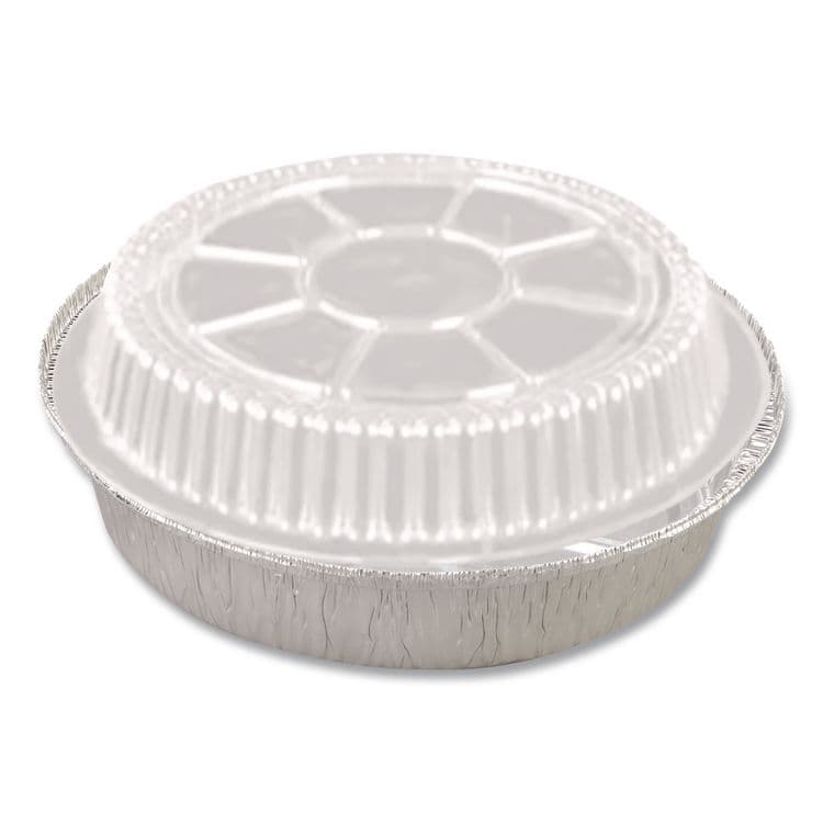 HFA Plastic Dome Lids, Fits Round Pan 2046, 9" Diameter x 0.88" h, Clear, 500/Carton (HFA2046DL) thumbnail 3