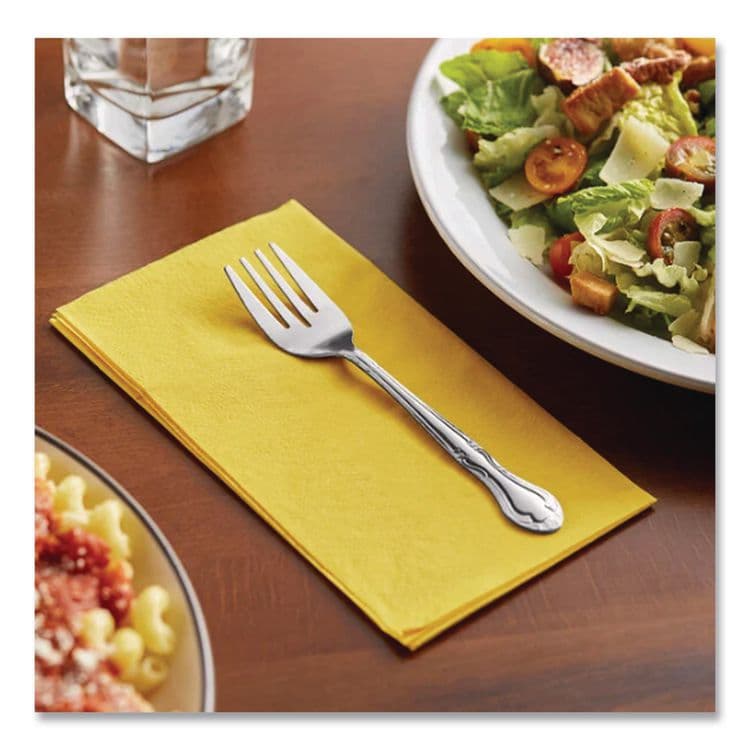 HOFFMASTER Dinner Napkins, 2-Ply, 15 x 17, Sun, 1,000/Carton (HFM180540) thumbnail 2