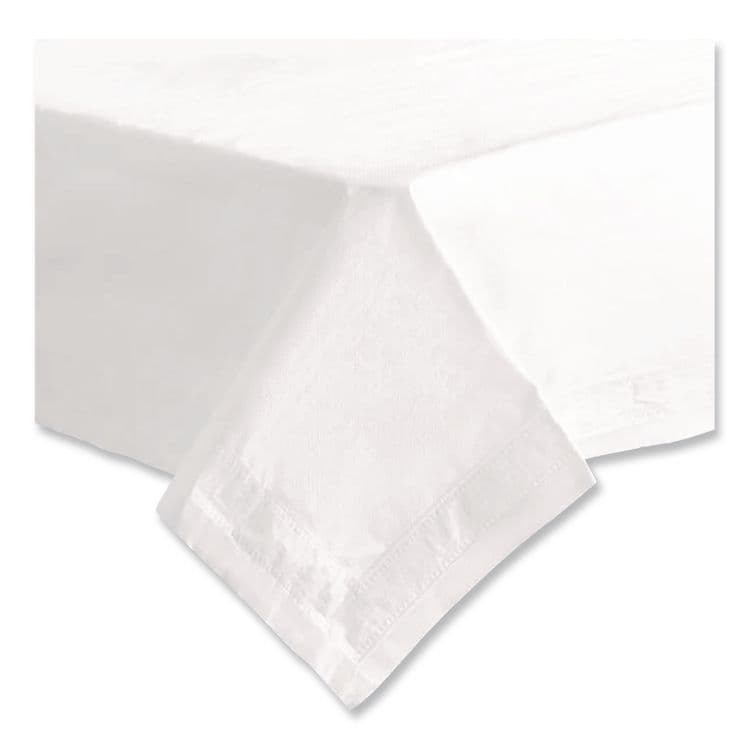 HOFFMASTER Tissue/Poly Tablecovers, 54" x 54", White, 50/Carton (HFM210046) thumbnail 4