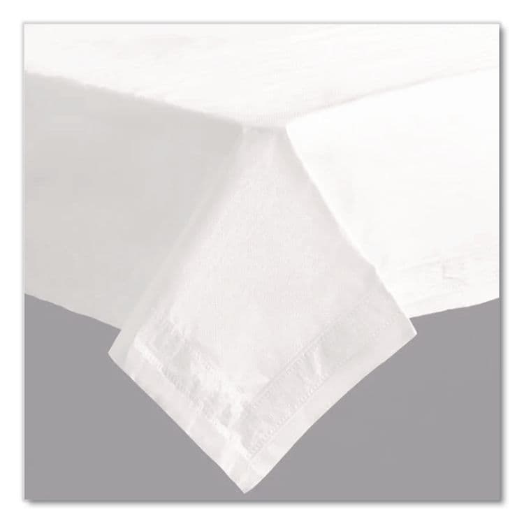HOFFMASTER Tissue/Poly Tablecovers, 72" x 72", White, 25/Carton (HFM210066) thumbnail 4