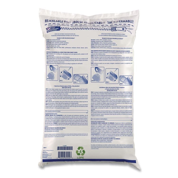 ZEP . Zorbent, 6 gal, 7 lbs Bag (ZPE699501) thumbnail 2