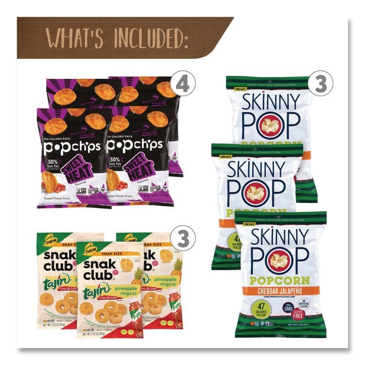 SNACK BOX PROS Sweet and Spicy Snack Box, 22 Assorted Snacks/Box (GRR70000194) thumbnail 2