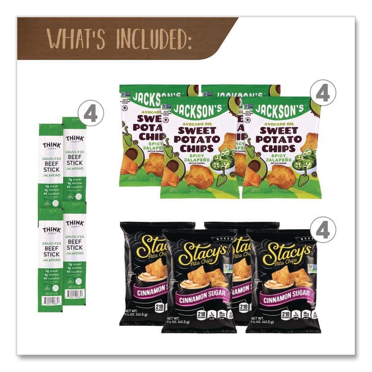 SNACK BOX PROS Sweet and Spicy Snack Box, 22 Assorted Snacks/Box (GRR70000194) thumbnail 3