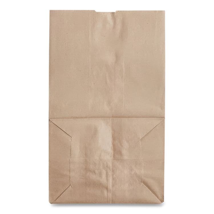 ROSS & WALLACE PAPER PRODUCTS, . Grocery Paper Bags, 20# Squat Size, Heavy-Duty, 50# Basis Weight, 8.13" x 5.88" x 12.5", Kraft, 500/Bundle (BAGGH20S) thumbnail 3