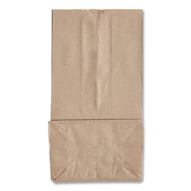 ROSS & WALLACE PAPER PRODUCTS, . Grocery Paper Bags, 1# Size, 30# Basis Weight, 3.5" x 2.25" x 6.63", Kraft, 500/Bundle (BAGGK1500) thumbnail 3