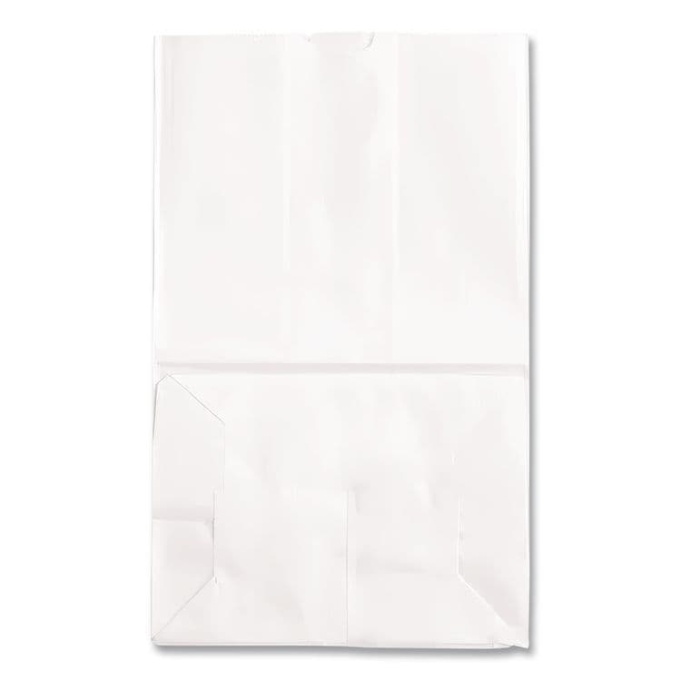 ROSS & WALLACE PAPER PRODUCTS, . Grocery Paper Bags, 20# Squat Size, 40# Basis Weight, 8.13" x 5.88" x 12.5", White, 500/Bundle (BAGGW20S500) thumbnail 3