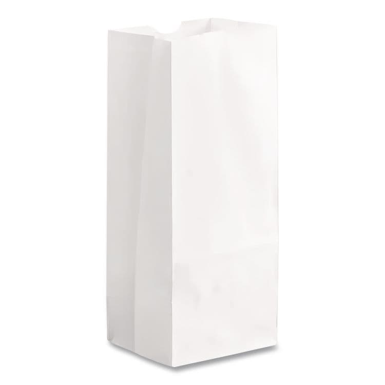ROSS & WALLACE PAPER PRODUCTS, . Grocery Paper Bags, 4# Size, 30# Basis Weight, 5" x 3.13" x 9.88", White, 500/Bundle (BAGGW4500) thumbnail 2
