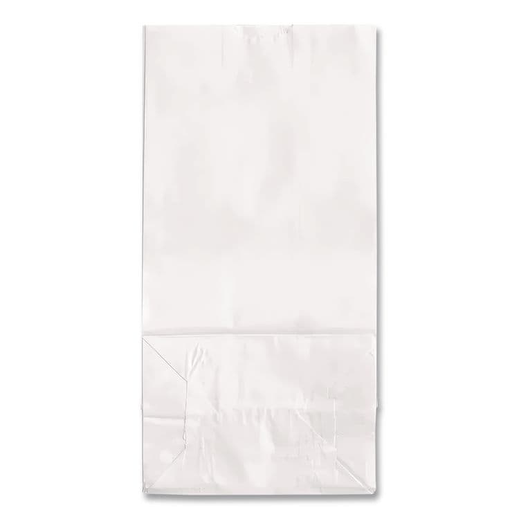 ROSS & WALLACE PAPER PRODUCTS, . Grocery Paper Bags, 4# Size, 30# Basis Weight, 5" x 3.13" x 9.88", White, 500/Bundle (BAGGW4500) thumbnail 3