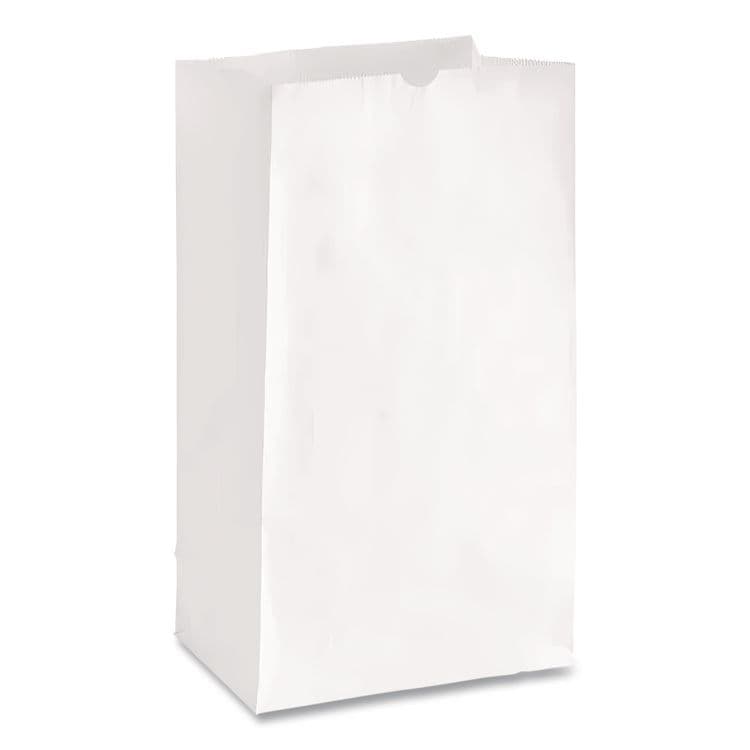 ROSS & WALLACE PAPER PRODUCTS, . Grocery Paper Bags, 16# Size, 40# Basis Weight, 7.75" x 4.75" x 16", White, 500/Bundle (BAGGW16500) thumbnail 2
