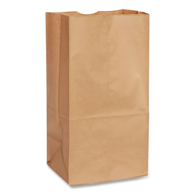 ROSS & WALLACE PAPER PRODUCTS, . Grocery Paper Bags, 4# Size, Extra-Heavy-Duty, 50# Basis Weight, 5" x 3.13" x 9.88", Kraft, 500/Bundle (BAGGX4500) thumbnail 2