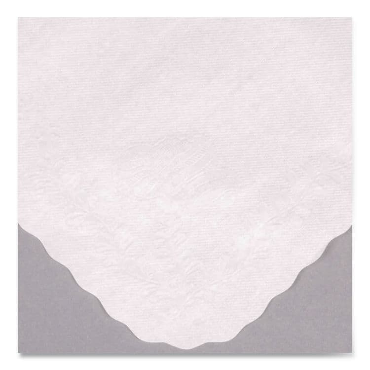 HOFFMASTER Scalloped Edge Traymat, Smooth Surface, 16.63" x 12.75", White, 1,000/Carton (HFMTC8704471) thumbnail 3