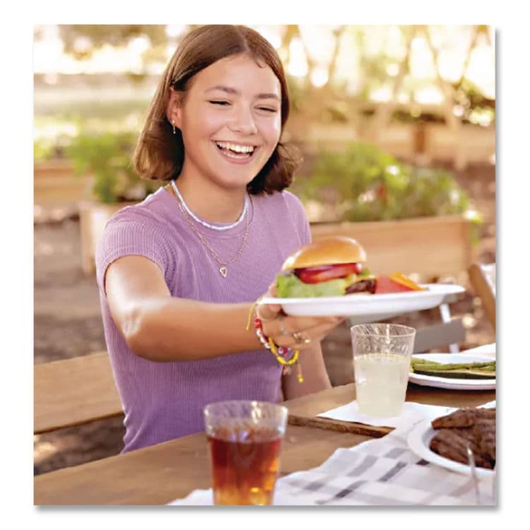 HUHTAMAKI Savaday Molded Fiber Plates, Paper, 10" dia, Cream, 500/Carton (HUH10117) thumbnail 4