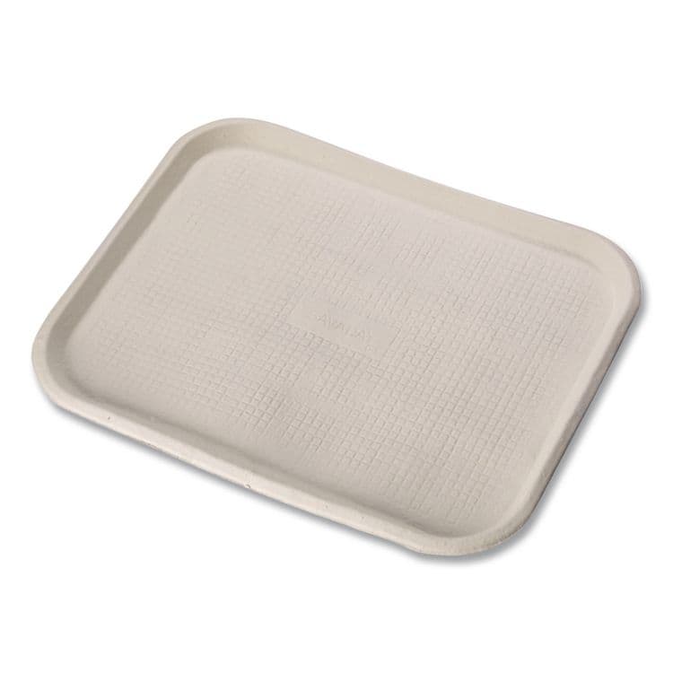 HUHTAMAKI Savaday Molded Fiber Food Trays, 14 x 18, White, Paper, 100/Carton (HUH20804CT) thumbnail 3
