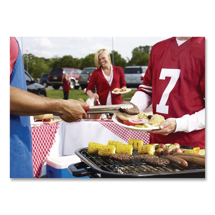 HUHTAMAKI Paper Dinnerware, 3-Compartment Plate, 10.25" dia, White, 500/Carton (HUH21204CT) thumbnail 4