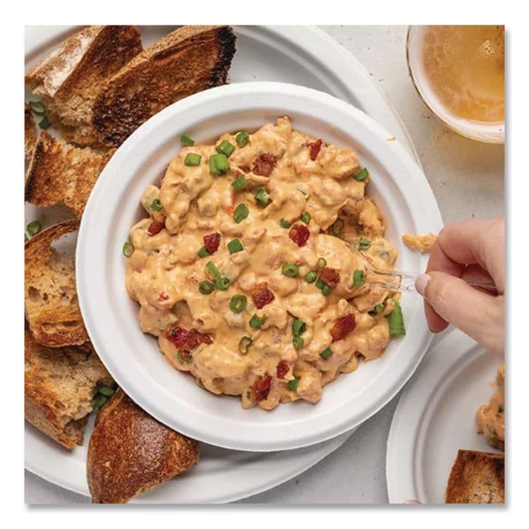 HUHTAMAKI Classic Paper Bowl, 12 oz, White, 125/Pack (HUH21230PK) thumbnail 4