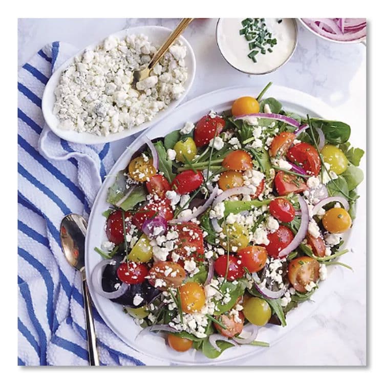 HUHTAMAKI Classic Paper Dinnerware, Platter, 9.75 x 12.5, White, 500/Carton (HUH21257CT) thumbnail 4