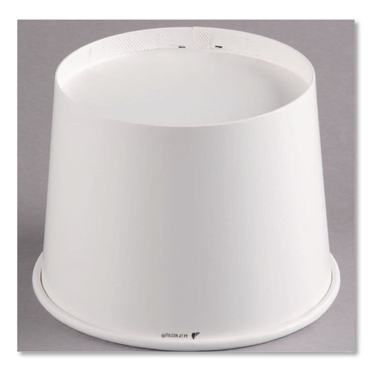 HUHTAMAKI Paper Food Containers, 64 oz, White, 25/Pack, 10 Packs/Carton (HUH60164) thumbnail 4