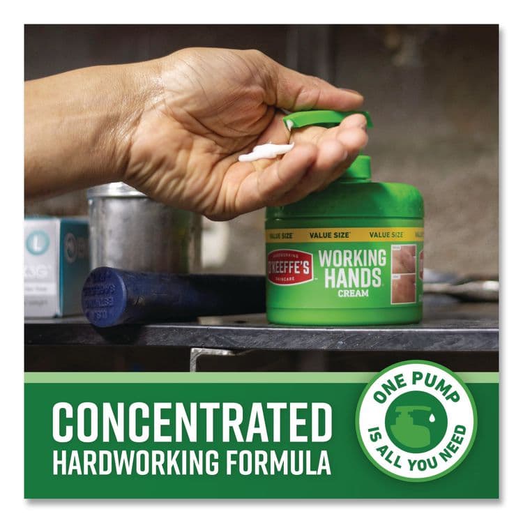GORILLA GLUE COMPANY Working Hands Hand Cream, 10 oz Pump Bottle, Unscented, 2/Carton (GOR116639) thumbnail 4