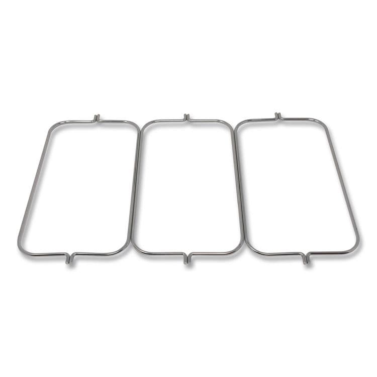 RUBBERMAID COMMERCIAL PROD. Triple Waste Wire Bag Holder for Rubbermaid Commercial Janitorial and Housekeeping Carts, 3 x 12.5 x 0.13, Steel (SGSFG9T89L10000) thumbnail 4
